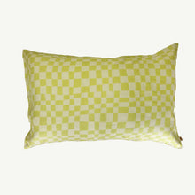 Load image into Gallery viewer, Banabae Lime Check Pillowcase