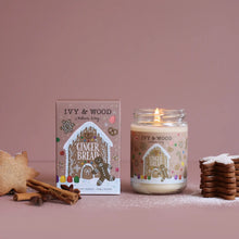 Load image into Gallery viewer, Ivy & Wood Gingerbread Christmas Candle