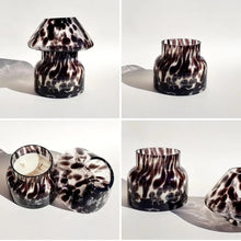 Load image into Gallery viewer, Lumiére Mushroom Lantern Candle in Black (Ocean Breeze)