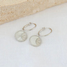 Load image into Gallery viewer, Sun Soul Eclipse Earrings in Silver