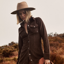 Load image into Gallery viewer, Ace of Something Jumbuck Fedora in Nut