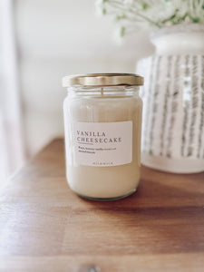 Vanilla Cheesecake Candle