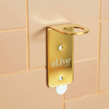 Load image into Gallery viewer, al.ive Soap Bottle Holder in Gold

