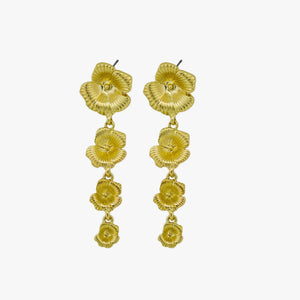 Jolie & Deen Flower Drop Earrings