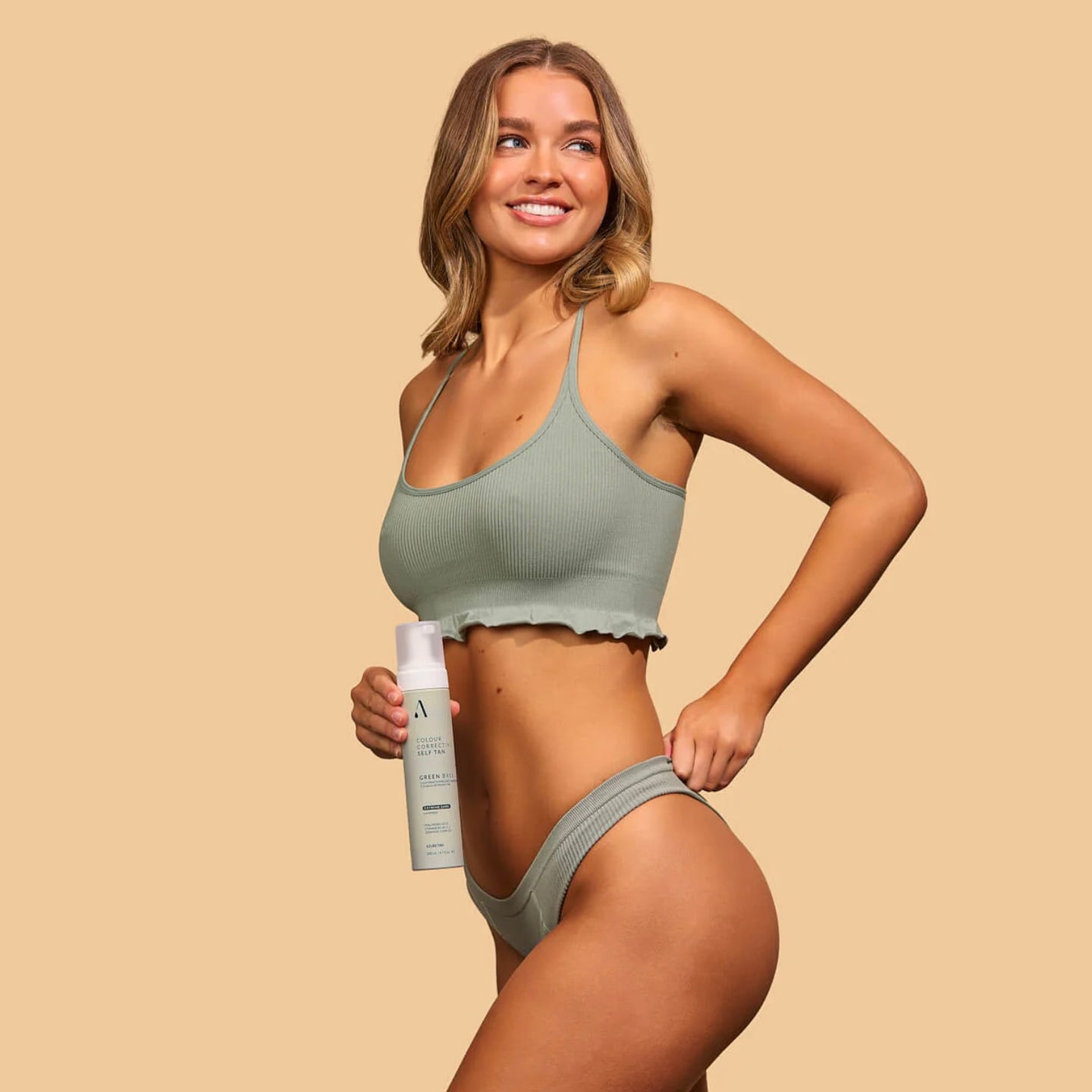 Azure Tan Self Tan Mousse Green Base in Extreme Dark