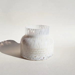 Lumiére Mushroom Lantern Candle in White (Coconut Mojito)