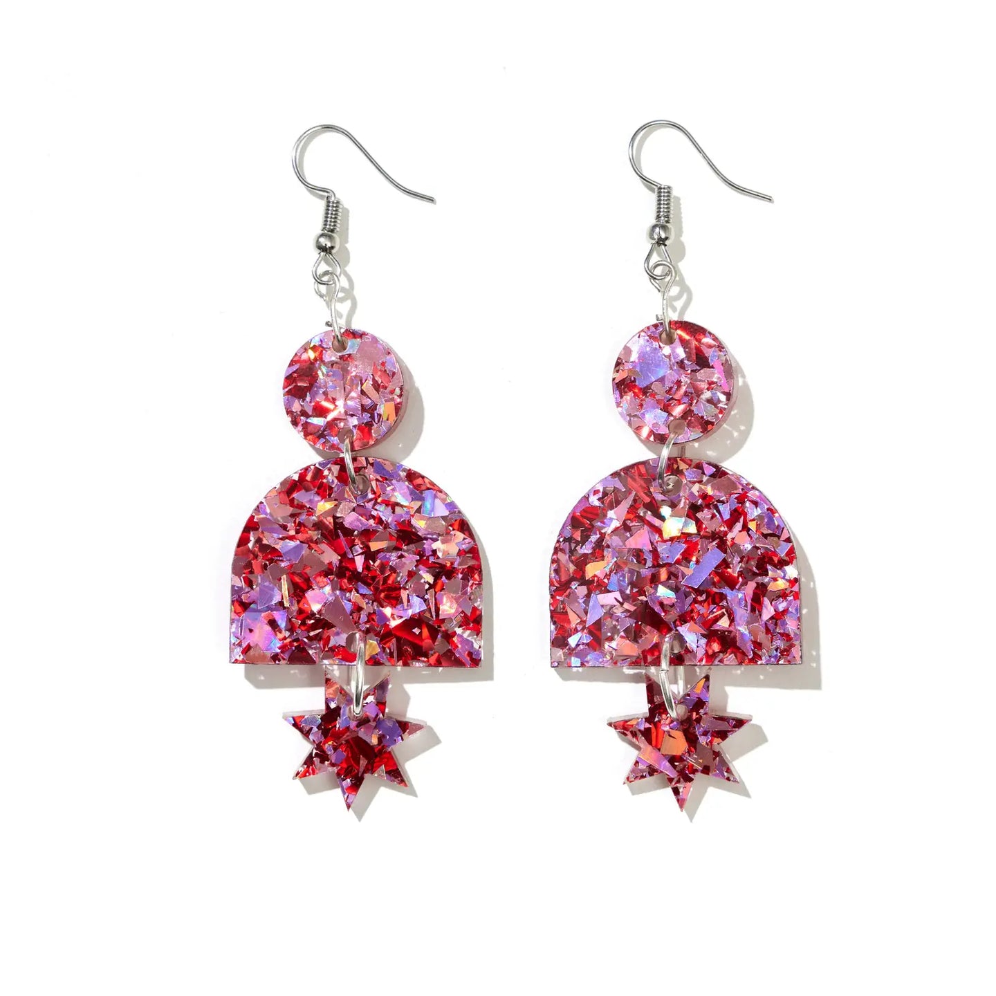 Emeldo Alexa Earrings in Festive Pink