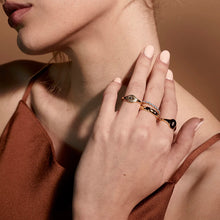 Load image into Gallery viewer, Jolie &amp; Deen Holly Crystal Ring in Gold
