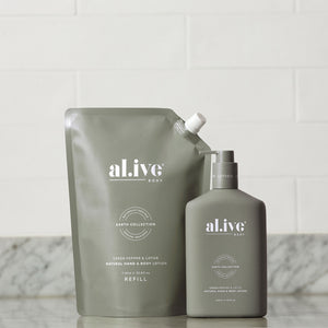 al.ive 1L Hand and Body Lotion Refill in Green Pepper & Lotus