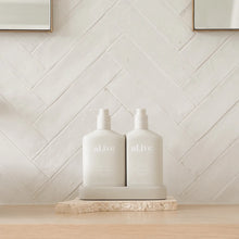 Load image into Gallery viewer, al.ive Wash &amp; Lotion Duo + Tray in Sea Cotton &amp; Coconut
