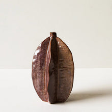 Load image into Gallery viewer, Large Brown Pod Vase

