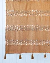 Load image into Gallery viewer, Hiroshi Pulled Tufted Throw in Mocha
