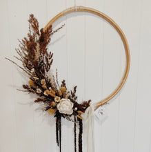 Load image into Gallery viewer, To Die For Flora 53cm Rattan Hoops
