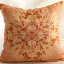 Load image into Gallery viewer, Kailani Oceania Cushion Cover in Pink &amp; Mustard
