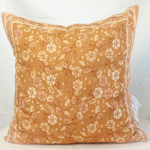 Kailani Seashell Cushion Cover in Pink & Brown