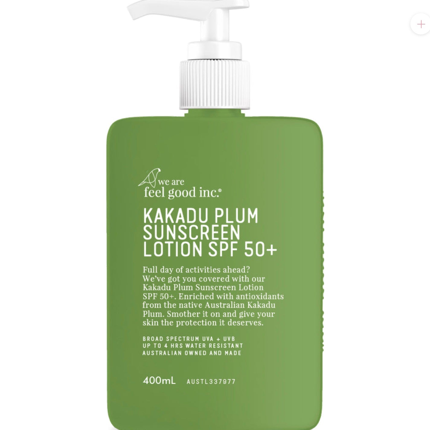 Feel Good Inc. Kakadu Plum Sunscreen SPF 50+