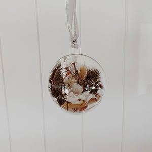 To Die For Flora Floral Medium Christmas Baubles