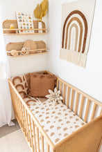 Load image into Gallery viewer, Kiin Organic Cot Sheet in Rainbow Ivory + Umber
