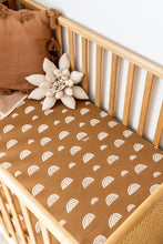 Load image into Gallery viewer, Kiin Organic Cot Sheet in Rainbow Umber
